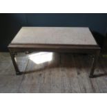A Marble Top Coffee Table