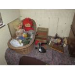 Codeg Toy Till, Miniature Singer sewing machine, one other miniature sewing machine, kitchen