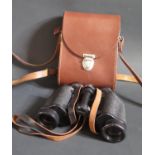 A Pair of Carl Zeiss Jena Jenoptem 8x30W Binoculars with leather case