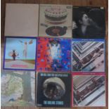 A Selection of The Beatles and Lennon Records including White Album