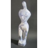 A Martha Allen Sculpture initialled and dated June 1999 and entitled 'Step', 45cm