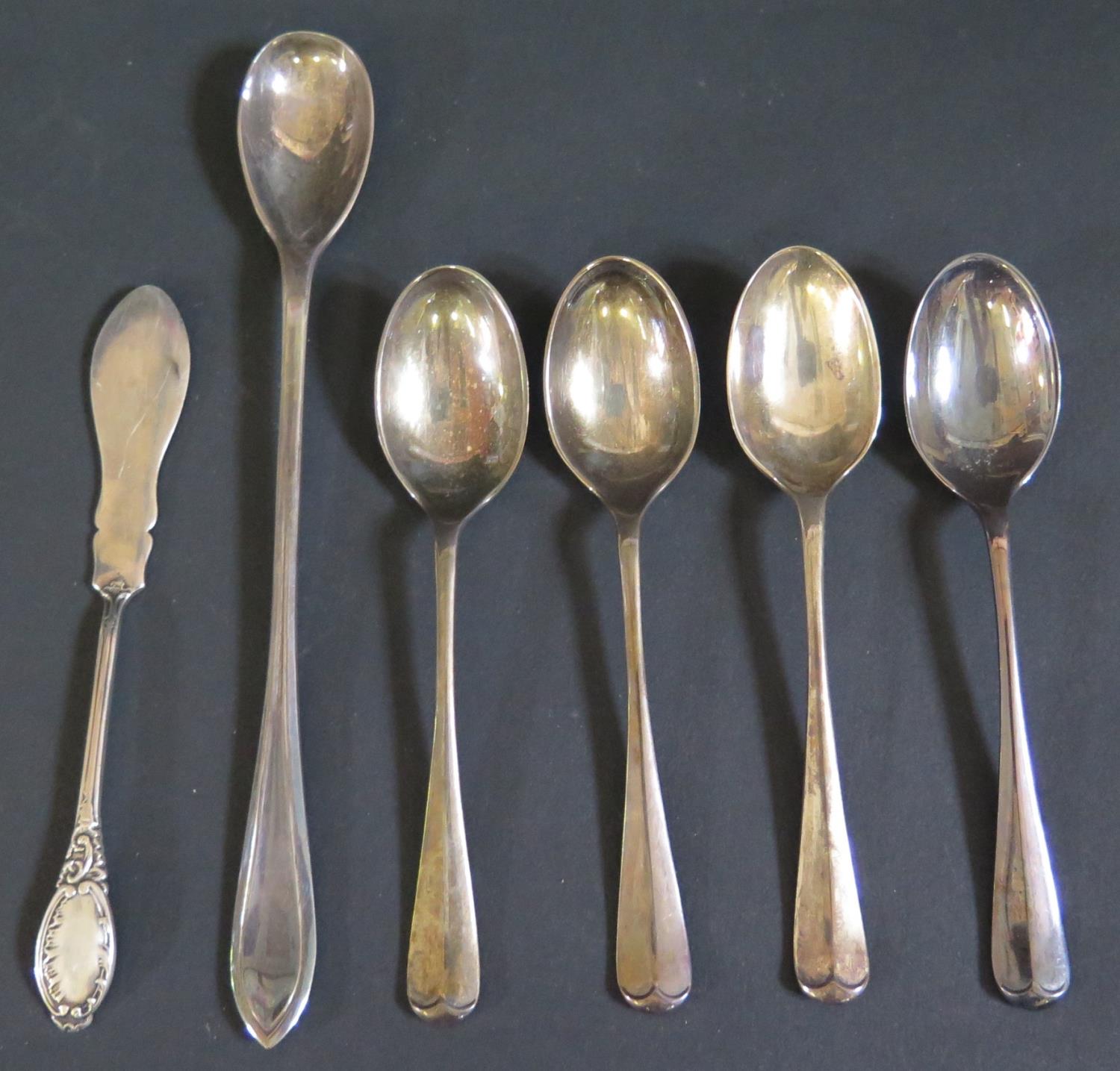 A Selection of Odd Sterling Silver Flatware, 171g