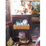 A Selection of Oddments including a pair of restored Doulton vases, glass etc.