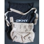 A DKNY Beige Soft leather Handbag