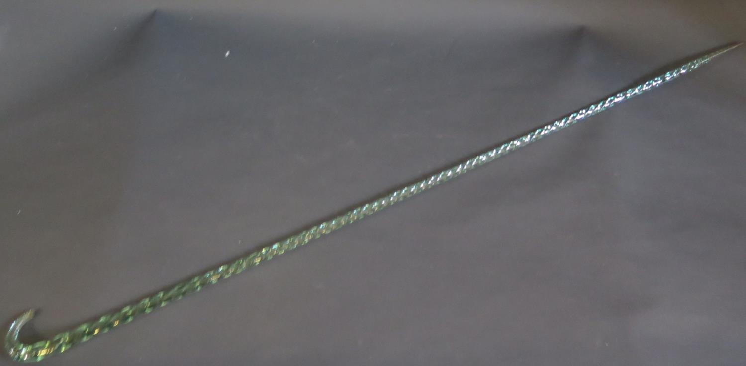 A Nailsea Glass Walking Stick A/F