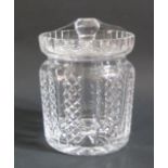 A Waterford Crystal Biscuit Barrel