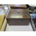 A Victorian Walnut Box