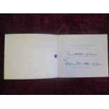 An Official 1956 Christmas Card with facsimile signature of Mountbatten of Burma and Edwina