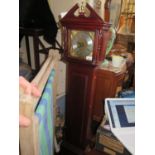 A Modern Mahogany Cased Granddaughter Clock