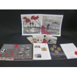 War Poppy Coin Collection by Jacqueline Hurley with posters