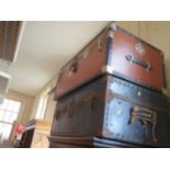 Two Steamer Trunks