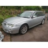 A MG ZT-T Estate in Silver low mileage (approx. 38700 miles) with MOT until October 2020. Manual