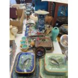 A Collection of Damaged Majolica etc.