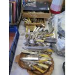 A Selection of Electroplated Silver Flatware and other oddments
