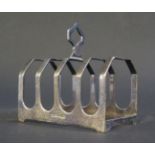 A George V Silver Toast Rack, Sheffield 1933, Viner's Ltd (Emile Viner), 56g