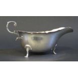 A George V Silver Sauce Boat, Birmingham 1910, Horace Woodward & Co Ltd., 96g