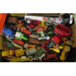 A Tray of Toy Vehicles including Dinky and Corgi.