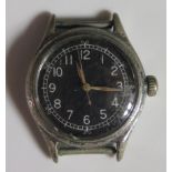 A WWII BULOVA Type A-II Military Watch, Spec No. 94, c.1944, winds and runs