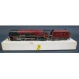 A Hornby Dublo OO Gauge "City of Leicester" Locomotive and Tender. Seems to have had some