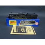 A Hornby Dublo OO Gauge 3224 3 Rail 2-8-0 8F Goods Locomotive & Tender complete with original box
