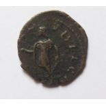 A Saxon Copper Coin, c. 17mm diam., 2.3g