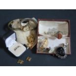 A Selection of Silver and other Costume Jewellery