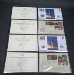 Four Harrington & Byre Coin Covers _ 2019 200th Anniversary of Queen Victoria's Birth Silver