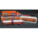 Two Boxed Lionel Trucks and a Corgi Chipperfields Circus Truck and Trailer (loose).