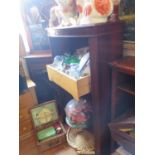 A Reproduction Mahogany Open Bookcase