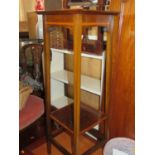 An Edwardian Mahogany and Inlaid Aspidistra Stand