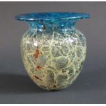 An Unsigned Mdina Glass Vase, 11.5cm
