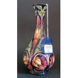 A Modern Moorcroft for Liberty Foliate Decorated Vase by Rachel Bishop 2004, 89/150, 23cm, cost £425