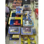 A Selection of Matchbox, Corgi, Ertl, Efsi, Conrad etc. boxed Toy Cars, Fire Engines Airplanes etc.