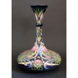 A Modern Moorcroft Floral Decorated Vase 23.5.03, 23.5cm