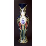 A Modern Moorcroft Limited Edition Floral Decorated Vase by Kerry Goodwin 3.4.04, 10/50, 31.5cm,