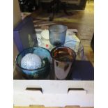 A Selection of Glass including Mdina, royal commemorative ware including Royal Worcester