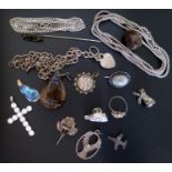 A Selection of Silver and other Jewellery