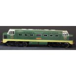 A Hornby Dublo OO Gauge Deltic Type Class 55 Diesel Locomotive "Crepello" in near mint condition.