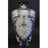 A Modern Moorcroft Floral Decorated Vase dated 27.7.02, 31cm