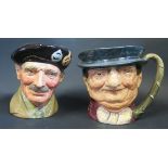 A Rare Royal Doulton Musical Character Jug modelled as Tony Weller, playing "Come Landlord fill
