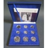 A Cased Bradford Exchange Limited Edition (199) 1947 Royal Wedding Prestige Coin Set including