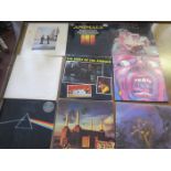 A Collection of LP Records including Pink Floyd, Animals, The who, The Moody Blues and The Eagles
