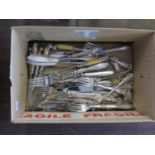 A Quantity of Silver Plated Flatware including Walker & Hall