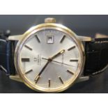 A Gent's Omega Automatic Gold Plated Wristwatch, running