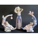 Three Boxed Lladro Figurines