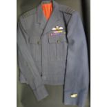 An R.A.F. No. 2 Jacket having belonged to Sq. Ldr. K.E. Appleford AFC