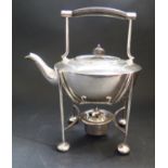 A Mappin & Webb Silver Plated Kettle on Stand