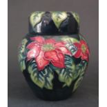 A Modern Moorcroft Floral Decorated Ginger Jar 2002, 11cm, boxed