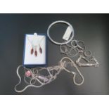 A Selection of Silver Jewellery, 84g gross SOLD ON BEHALF OF HOSPISCARE