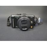 A Lumix Panasonic DMC-GF1 Camera with 0.2m/0.66ft-? Lens